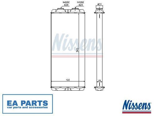 Heat exchanger interior - heat,