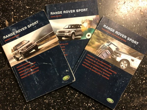 Range rover user handbook - user,