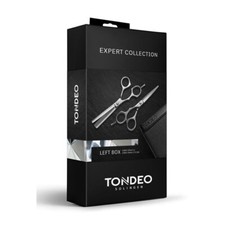 Tondeo Left Box Scissors Set Left Handed 3pc | Hair Scissors 5.5" + Thinning Scissors