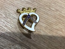 Vintage SWRI For Home And Country Enamelled Pin Badge /Fattorini & Sons Bradford