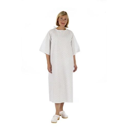 Unisex white patient wrap - white,