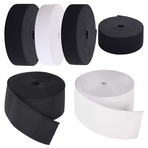 Flat elastic black white - flat, &