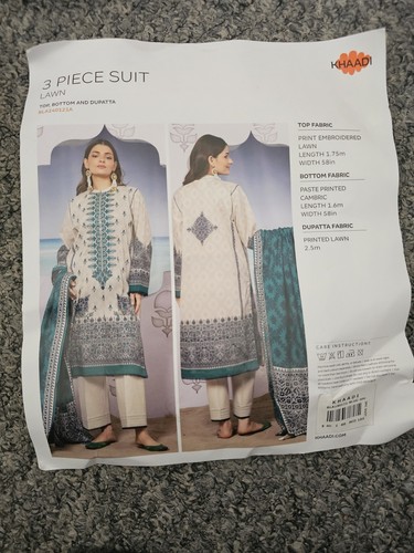 Khaadi piece set lawn - set,