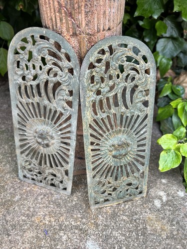 Two antique monumental bracket - two,