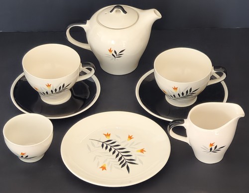Vintage wade woodmist tea set - wade,