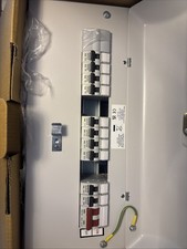 MK Honeywell 16 Way Populated White Metal Consumer Unit Fuse Board 10 MCB Loaded