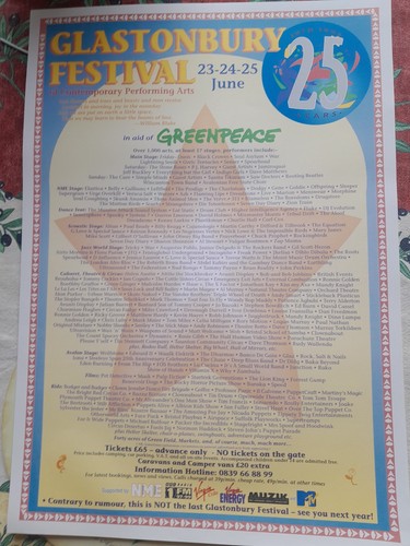 Glastonbury poster original