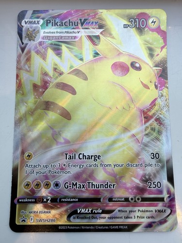 Pikachu vmax swsh286 - pikachu,