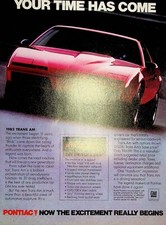 Original 1982 Pontiac AD: '82