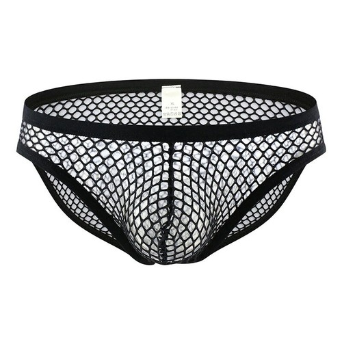 Men mesh transparent briefs - men's,
