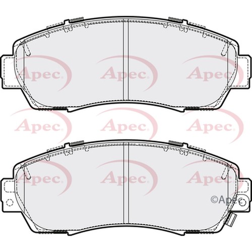 Brake pads set for honda - brake,