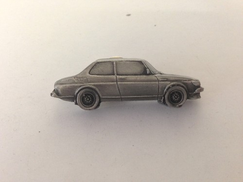 Saab turbo pin badge car - 3d,