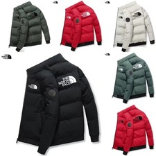 Men's Jacket Warm Winter Coat Quilted Bomber Jacket Windproof Insulated Casual