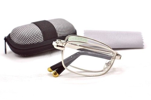 Folding reading glasses silver - reading, glasses,silver