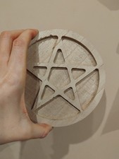 altar pentacle wooden