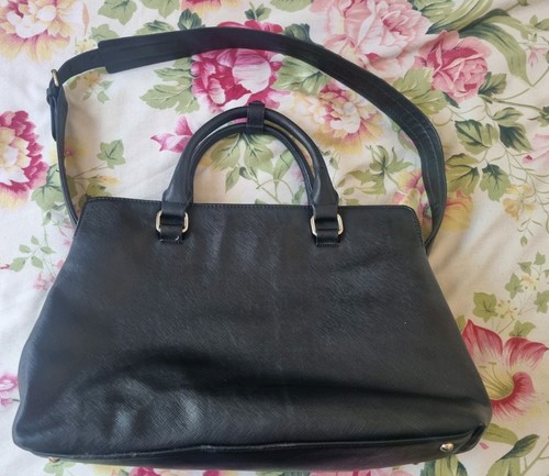 Zara basic black saffiano - zara,