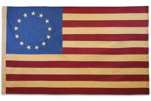 Burlap betsy ross 3x5ft - burlap,