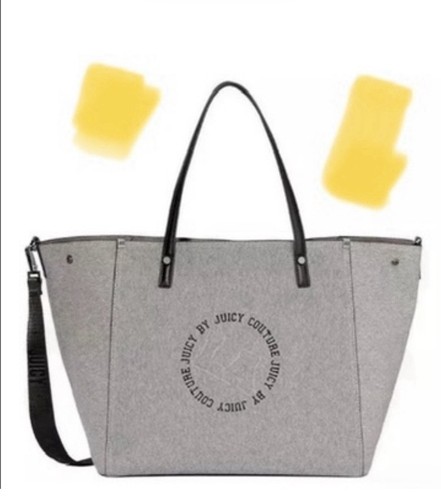Juicy couture grey tote - couture, bag