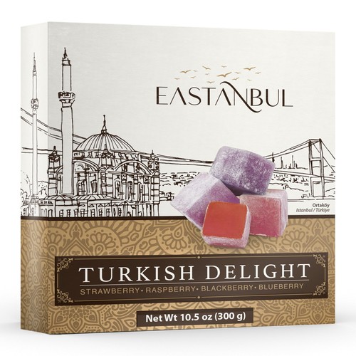 Eastanbul turkish delight 300g - eastanbul,