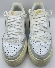 NIKE Court Vision Alta White Trainers Platform Leopard Gym DO2791-100 UK 4.5