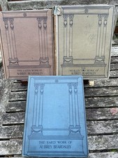 Aubrey Beardsley Books X 3 Bodley Head 1911/1925 + 1930 2 with D/J VGC+ Artist