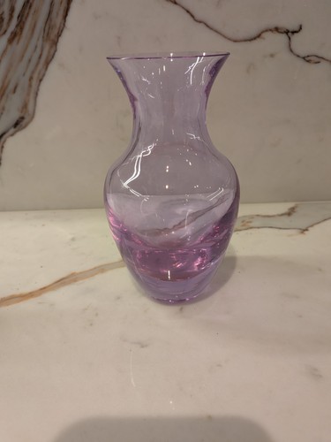 Mottled blue and lilac glass