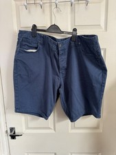 Men's Blue Chino Shorts F And