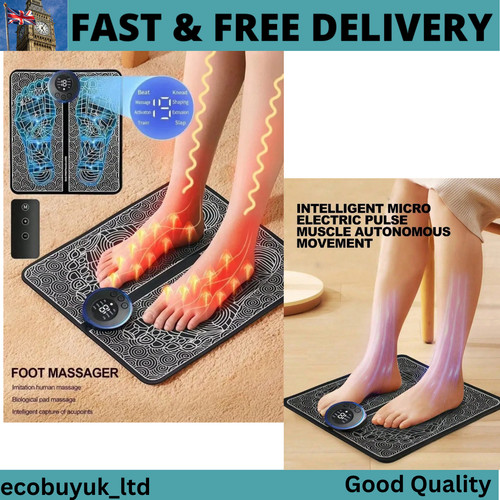 Electric foot massager pad ems - massager,