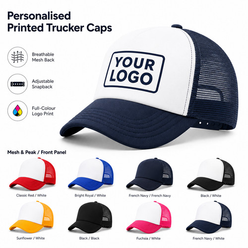 Personalised printed trucker - printed,