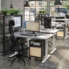 Black IKEA Bekant Storage unit