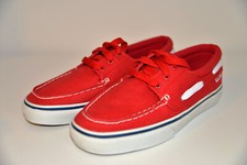 New Ecko Unltd Red Low-Top Canvas Athletic Boat Casual Sneakers Shoes Trainers 6