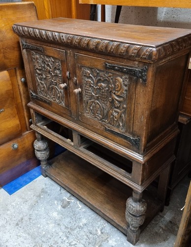 Antique jacobean oak raised - antique,