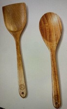 Wooden cooking utensils Acacia Wooden Spoon Wooden Spatula 13" Kitchen Tools