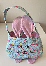 Monsoon Childs Multi Floral Fabric Cute Bunny Rabbit Bag Easter