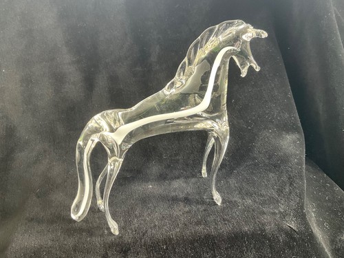 Vintage murano glass - glass, horse
