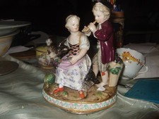 VERY RARE 19th Century Meissen Porcelain Figure group. SUPERB CONDITION. Kandler