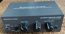 American Audio Genie Pro USB 2.0 Phono Preamp/computer interface (plus leads)
