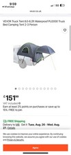 VEVOR Truck Bed Tent 6.4-6.7ft