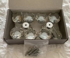 Door Knobs Crystal Glass Pack