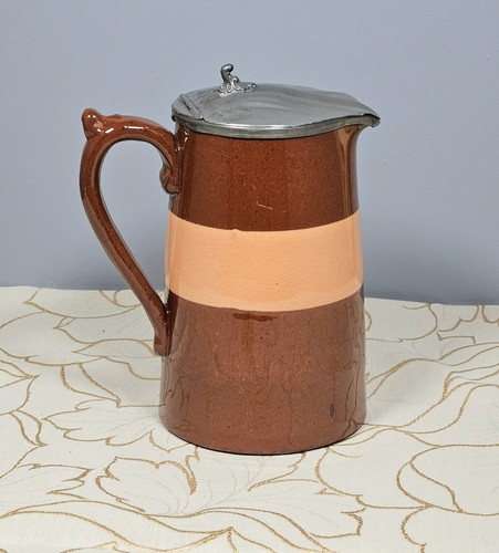 Antique stoneware pewter - antique,