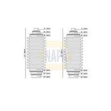 NAPA Steering Rack Boot Kit