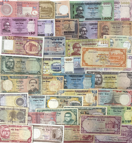 Bangladesh taka bank - notes,