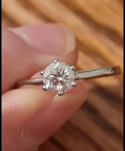 Solitare engagement ring 5ct - solitare, 0.5ct