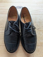 Loake Lace Up Leather Soles Black Northern Soul Smart Casual Shoes Mens 6.5 UK