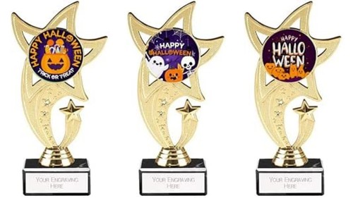 Happy halloween gold - happy,