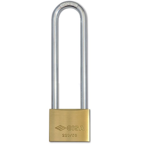 Cisa brass padlock 22011 - brass,