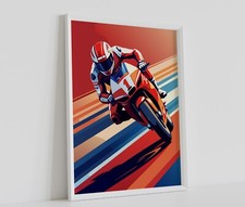 Moto poster print art - gp,