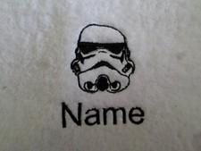 HOODED TOWEL embroidered STORM