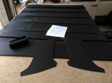 classic Mini Headlining Kit Plain black + ADHESIVE 