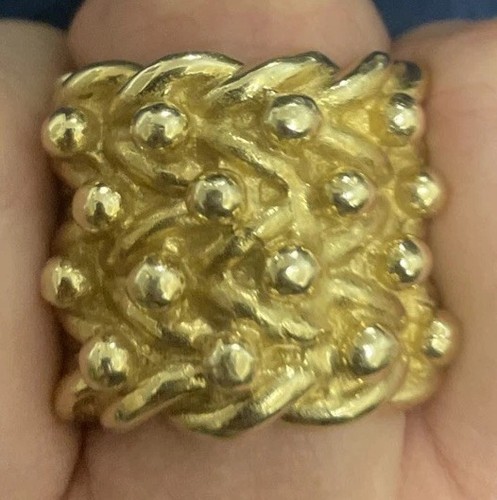 Men keeper ring 9ct - , 57g